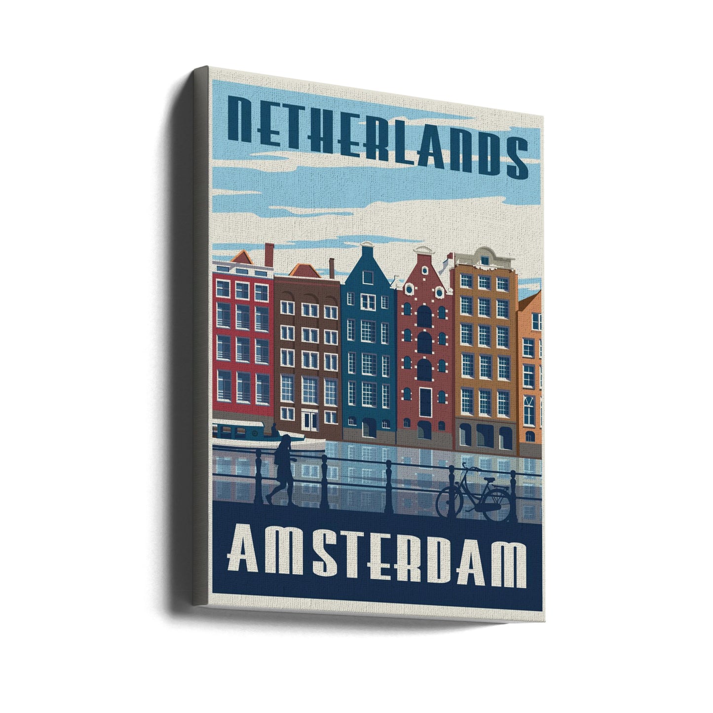 Amsterdam Reisedruck | Leinwand-Bilder