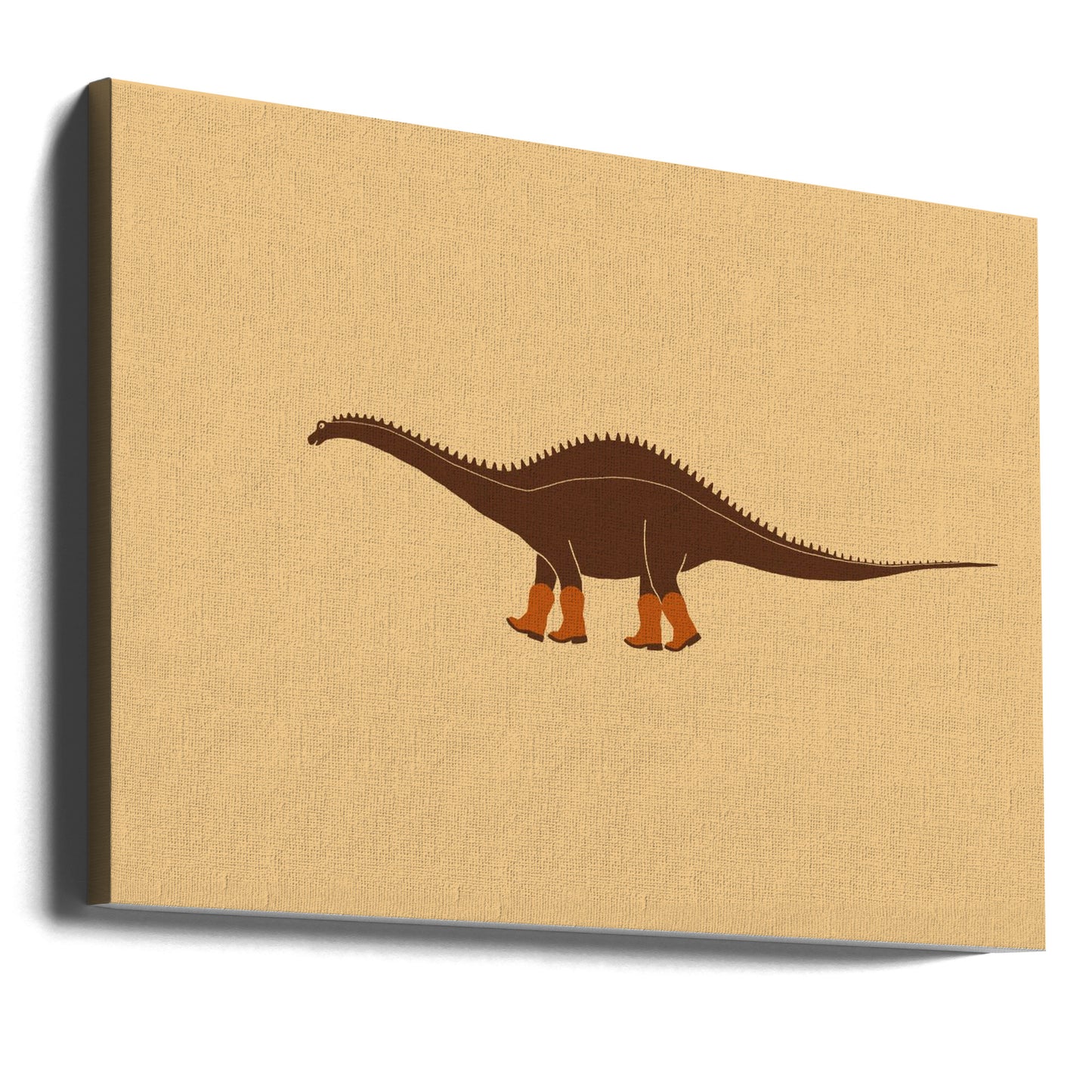 Rebbachisaurus Reba, cowgirl-dinosauren, tekstur | Lerretsbilder