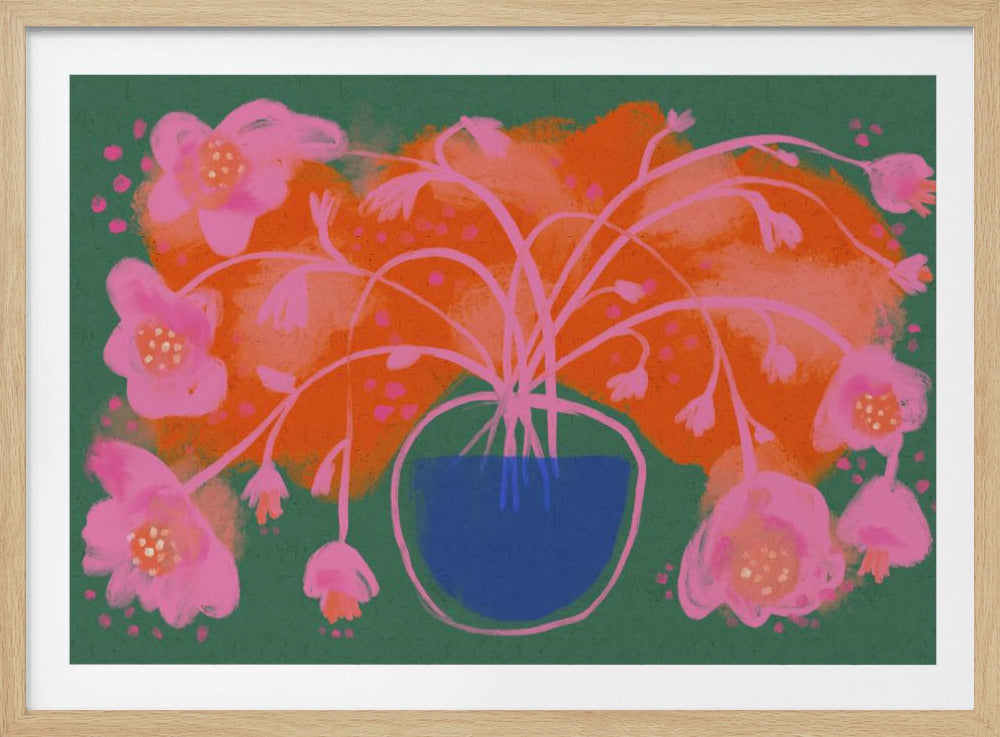 Floral Burst Symphony | Poster