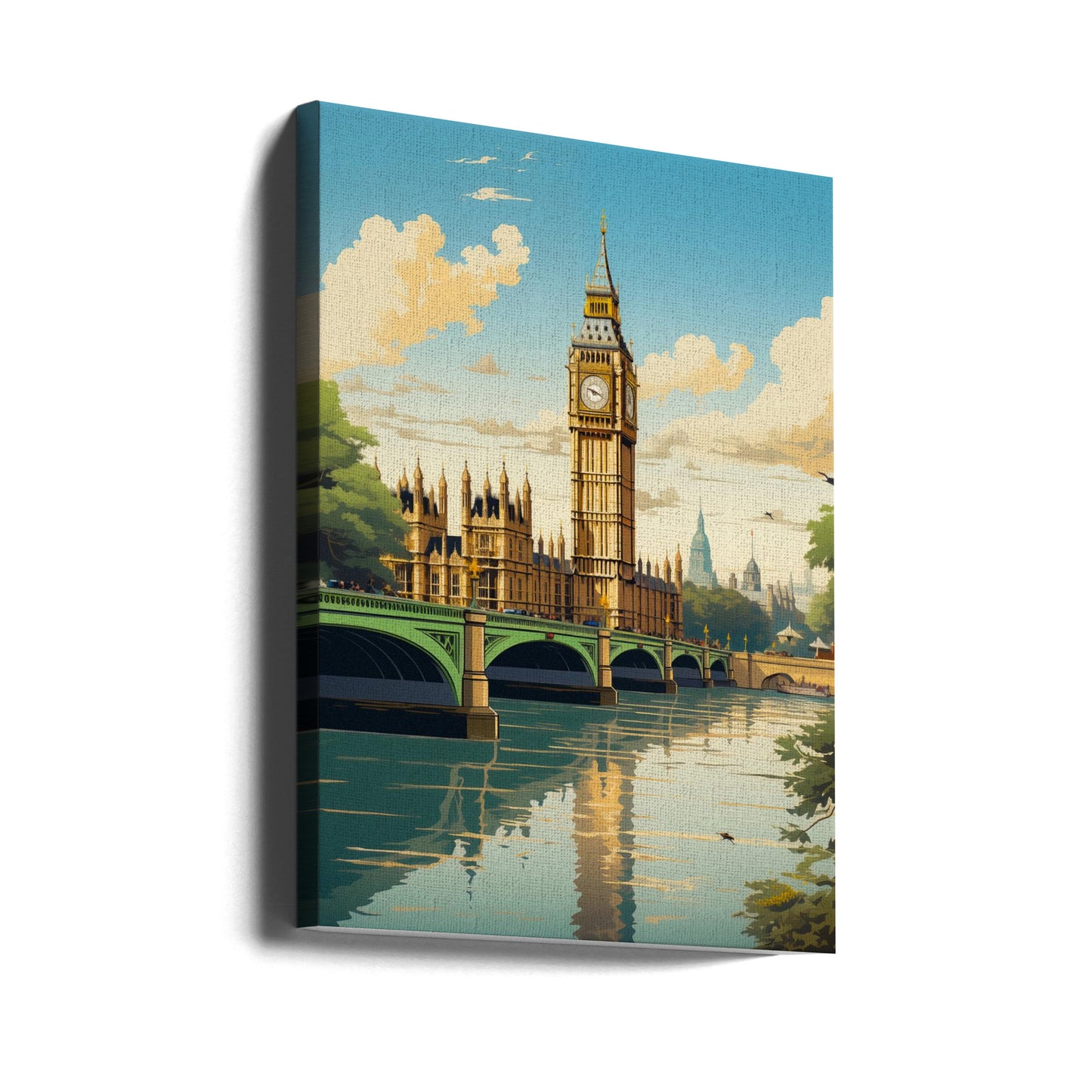 Blick auf London | Leinwand-Bilder