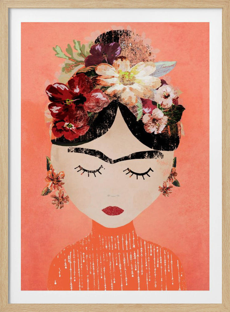 Frida (Peach) | Poster