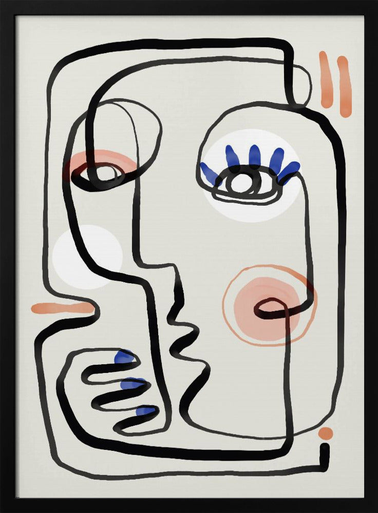 Woman With Nail Polish | Poster
