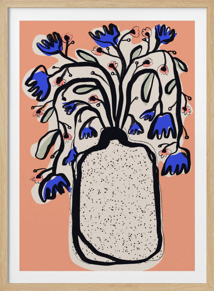 Lovely Flower Bouquet (Peach) | Poster