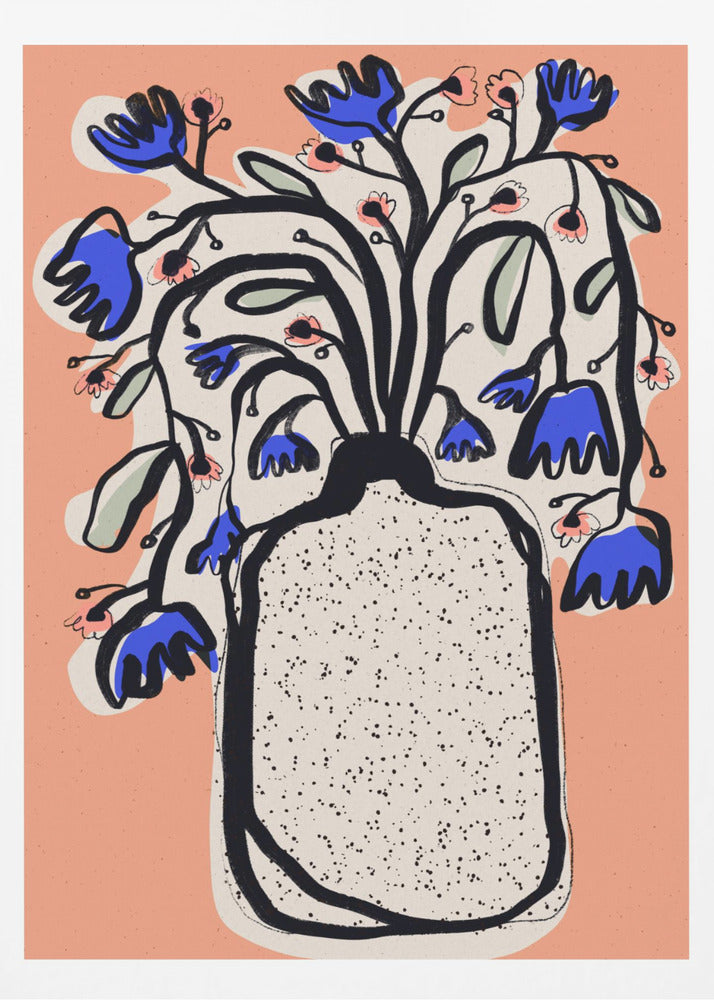 Lovely Flower Bouquet (Peach) | Poster