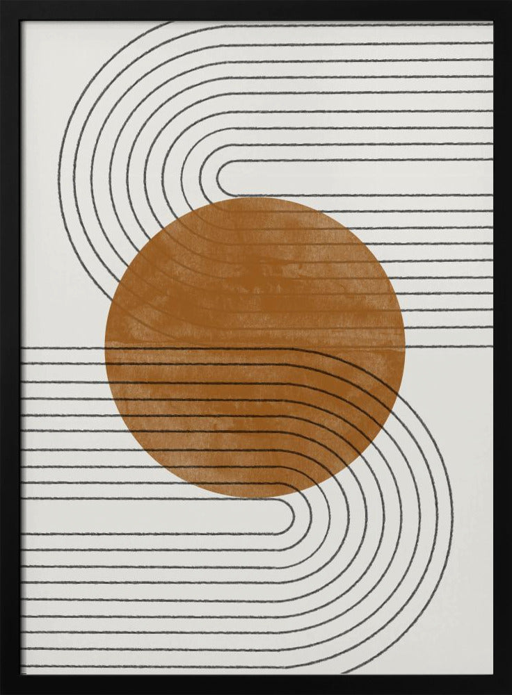 Equilibrio Beige y Marrón No.3 | Posters - Impresiones de Arte