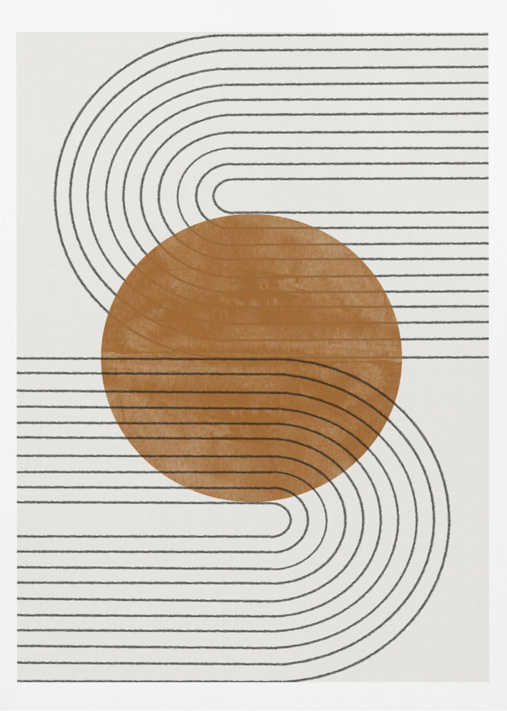 Equilibrio Beige y Marrón No.3 | Posters - Impresiones de Arte