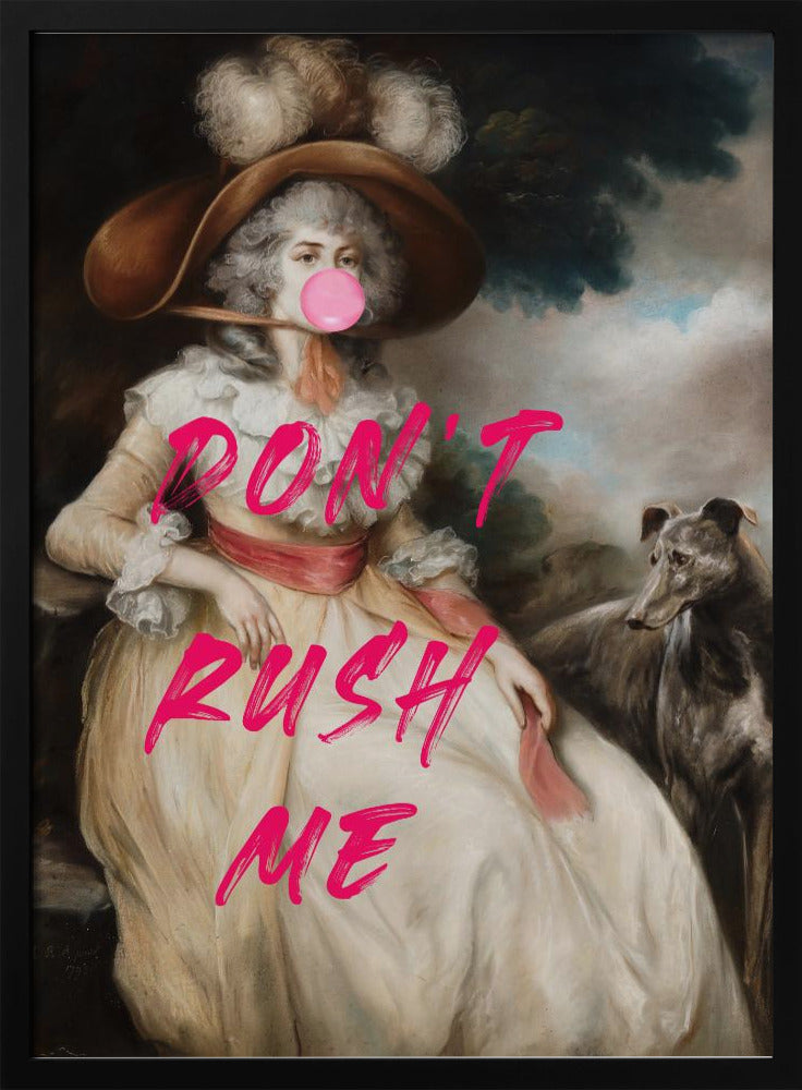 Don't Ruch Me / Veränderte Kaugummi-Collage | Poster