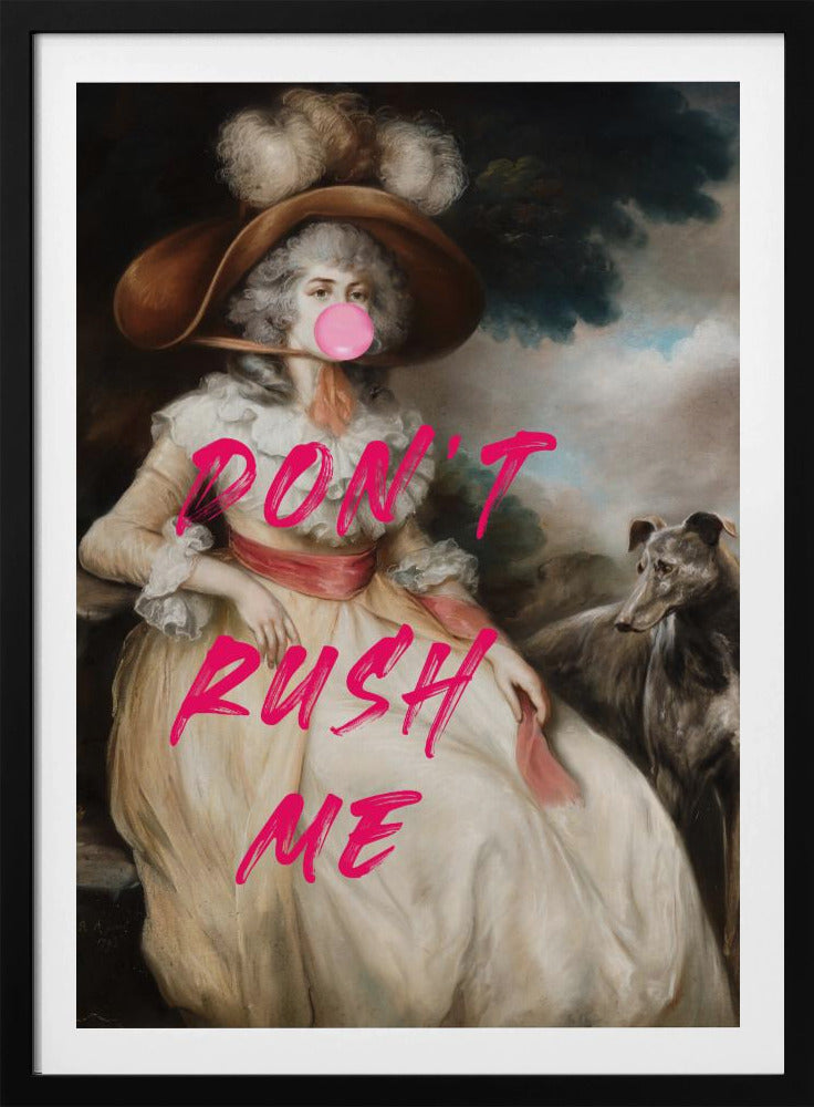 Don't Ruch Me / Veränderte Kaugummi-Collage | Poster
