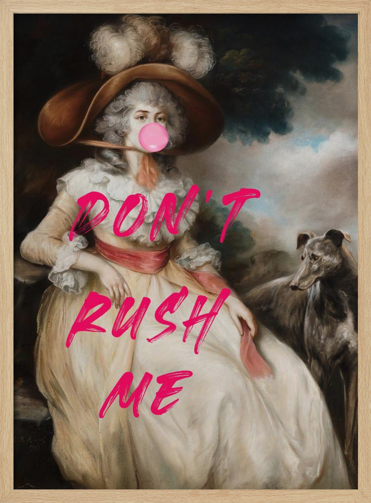 Don't Ruch Me / Veränderte Kaugummi-Collage | Poster