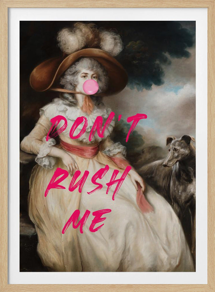 Don't Ruch Me / Veränderte Kaugummi-Collage | Poster
