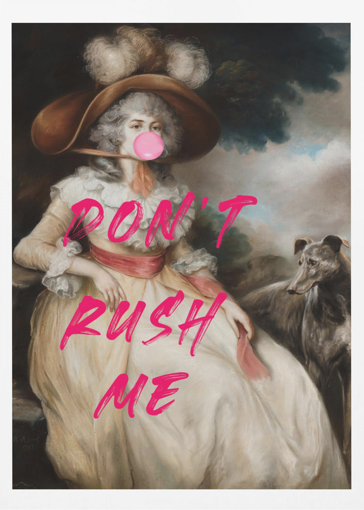 Don't Ruch Me / Veränderte Kaugummi-Collage | Poster