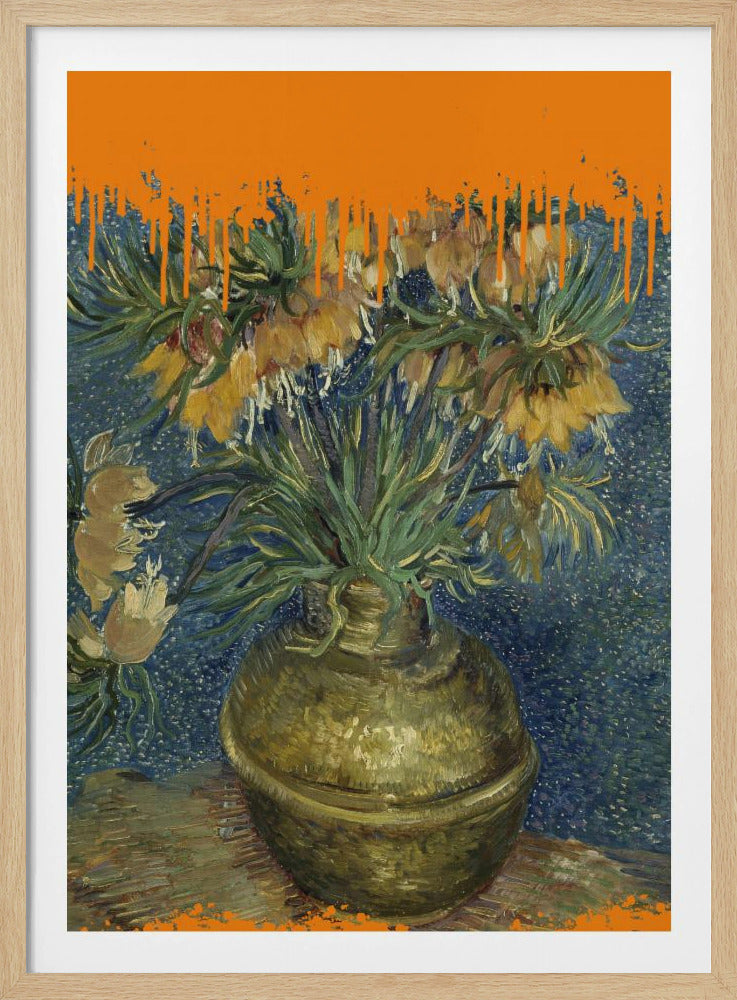 Collage Sunflowers and the splash Van Gogh | Poster