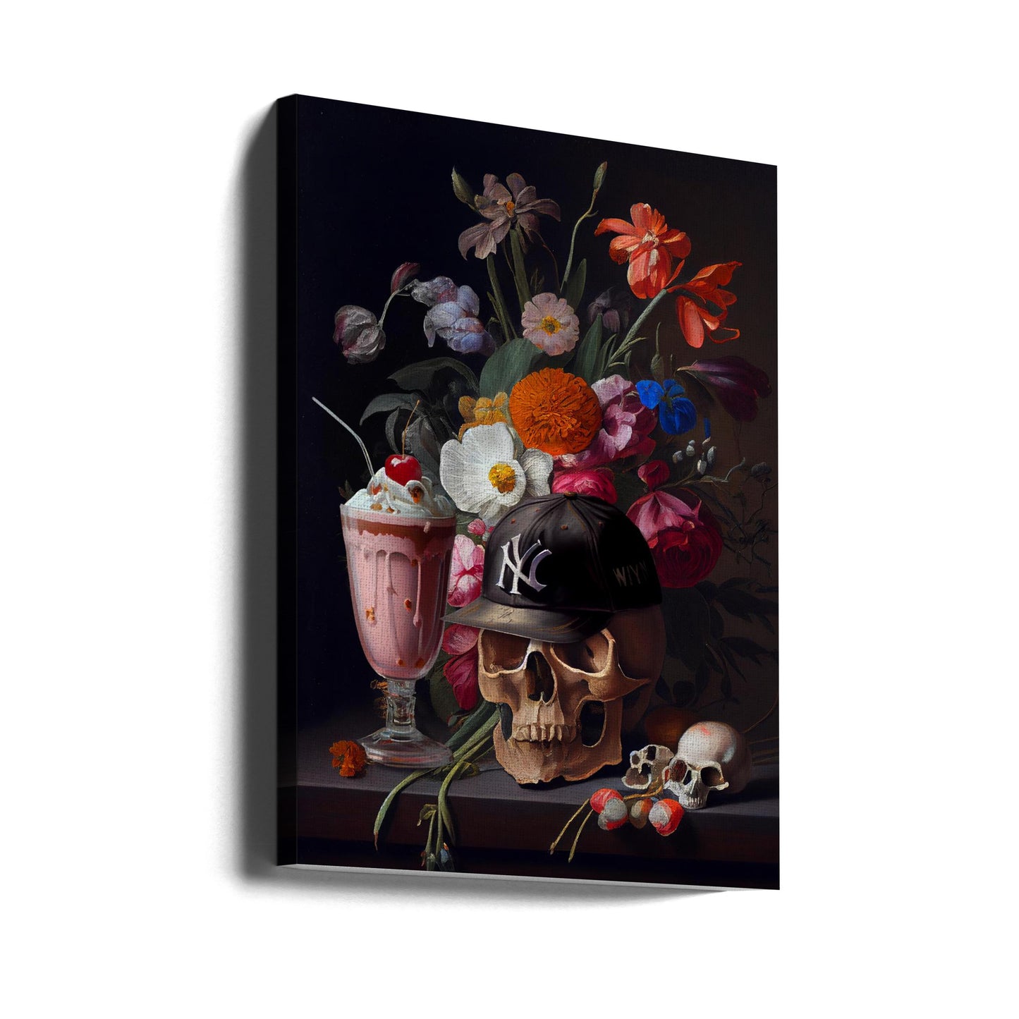 Dödskalle Stilleben | Canvas