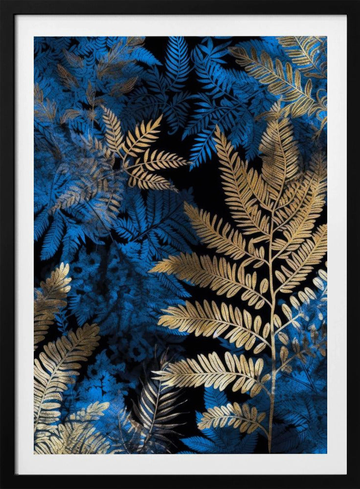 Vibrant Garden and ferns 2 | Poster