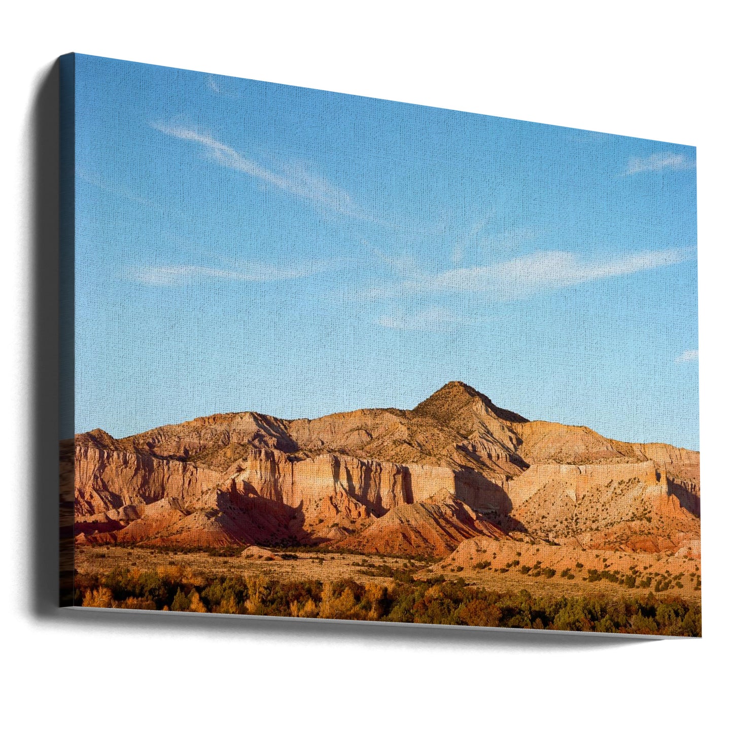 Coucher de soleil sur le ranch fantôme | Tableaux sur Toile