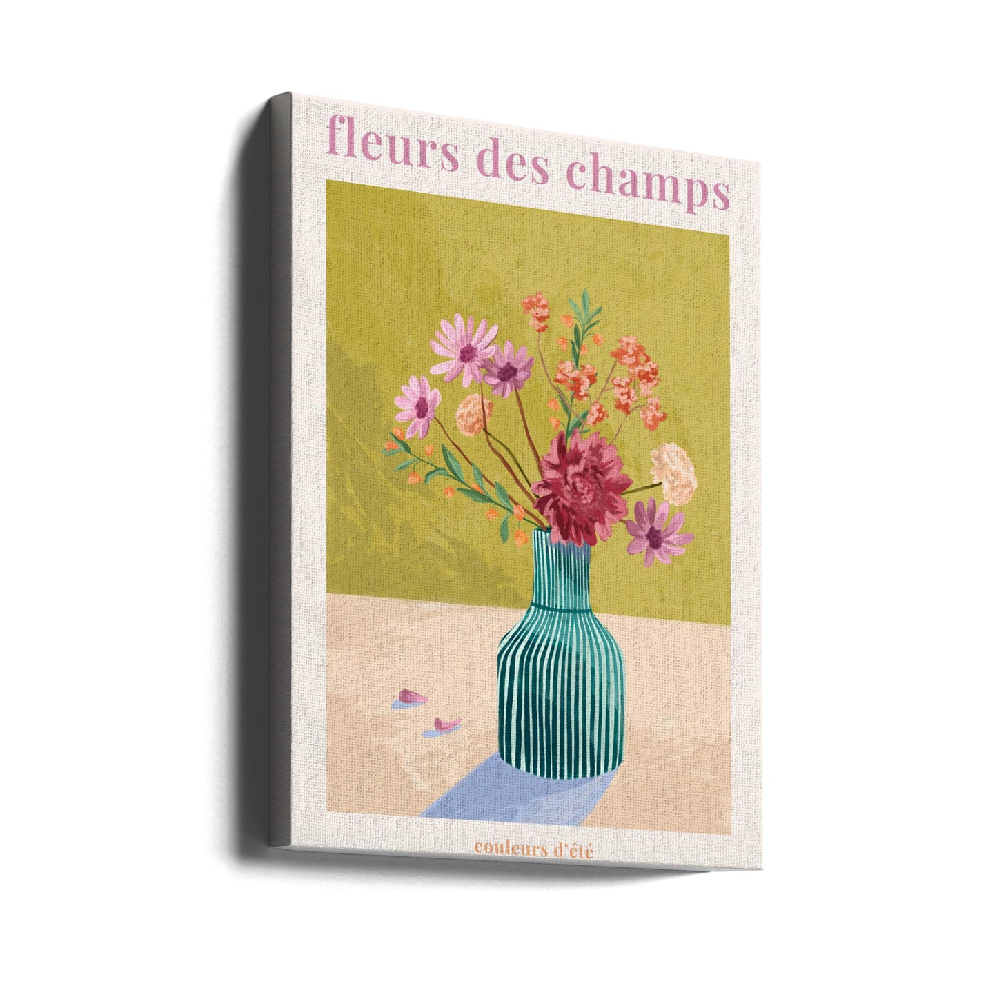Fleur Des Champs - Groen | Canvasprints