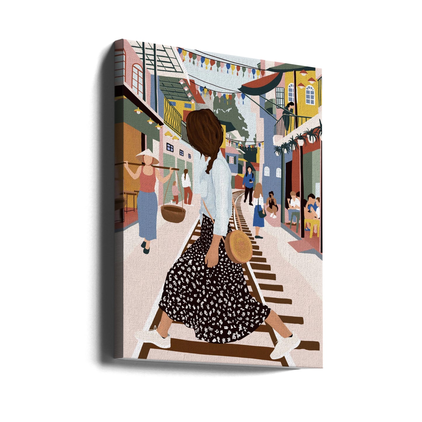 Reis de wereld rond | Canvasprints
