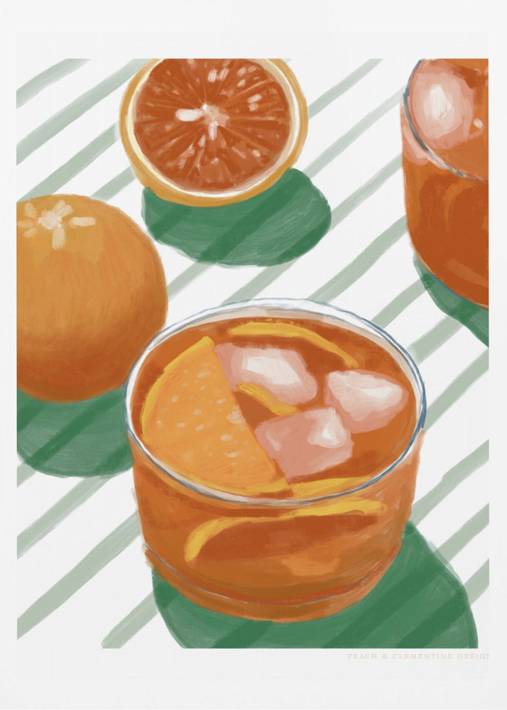 Pandc Cocktailandstripes Kopie 2 | Poster