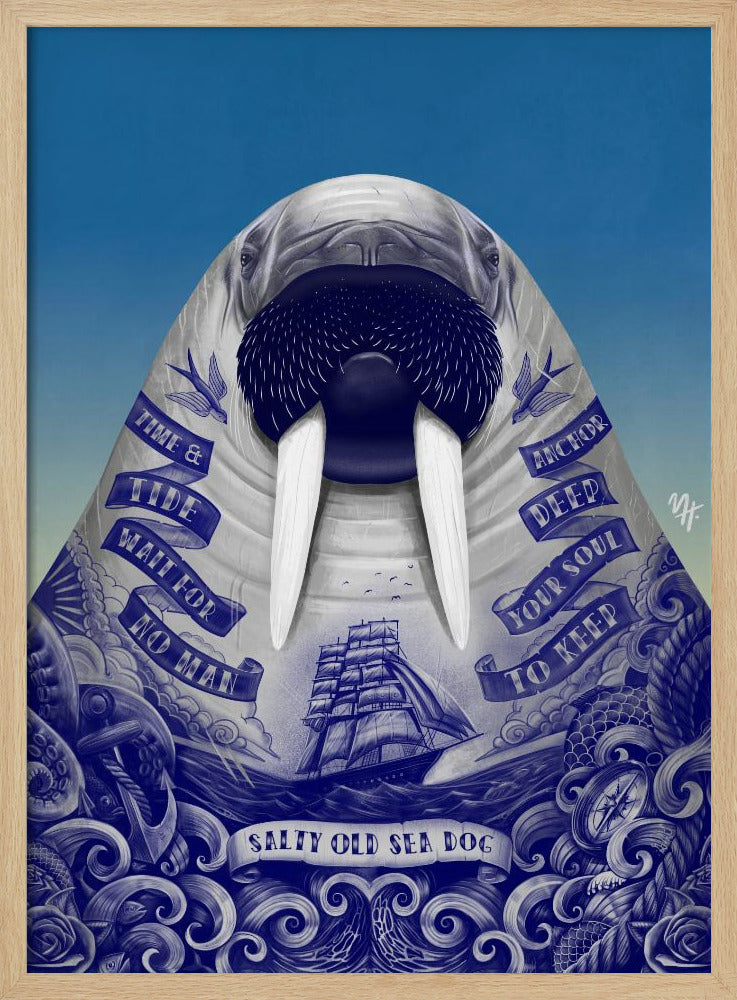 Salty Old Sea Dog | Poster