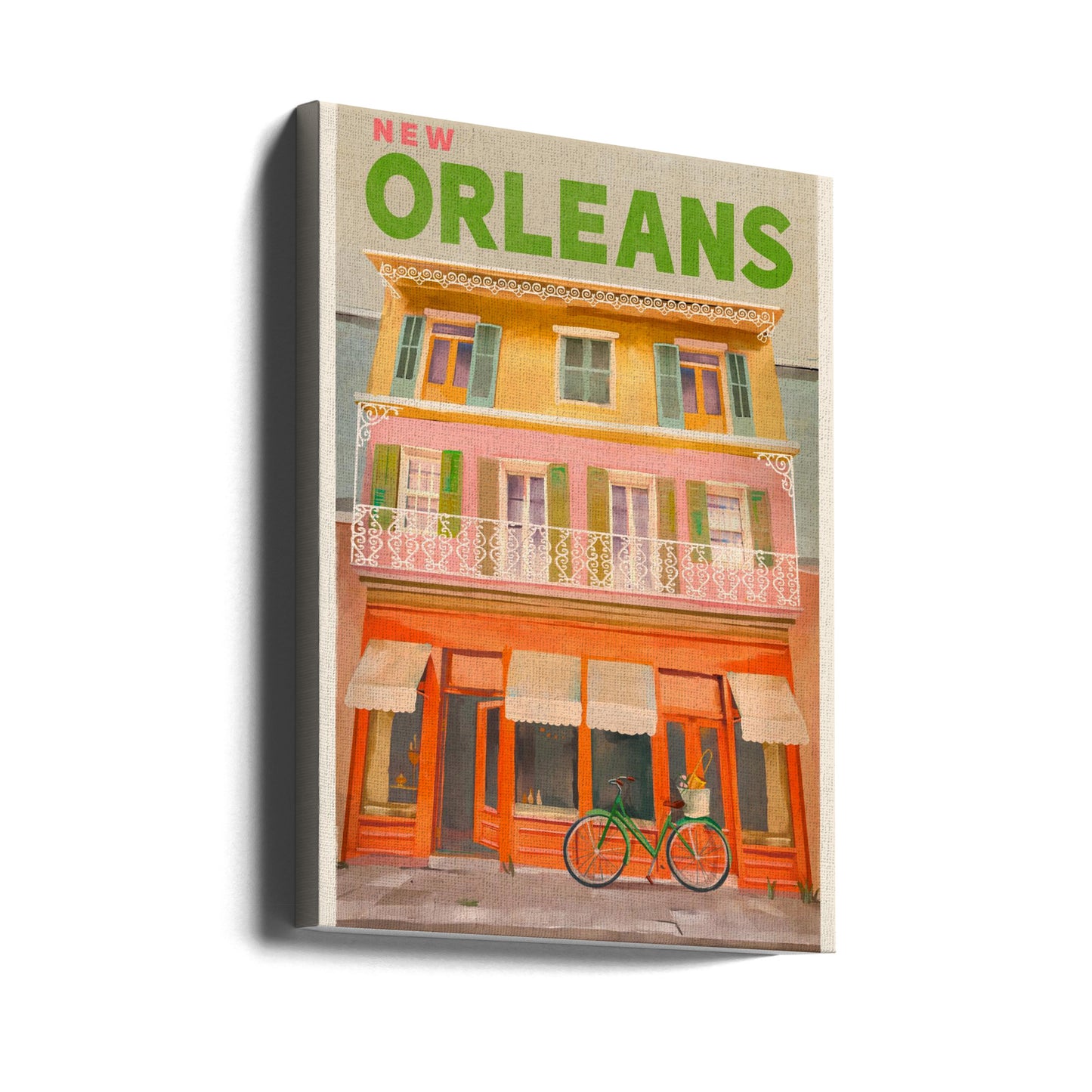 Viajes clásicos de Nueva Orleans, Luisiana Posters - Impresiones de Arte | Impresiones en Lienzo