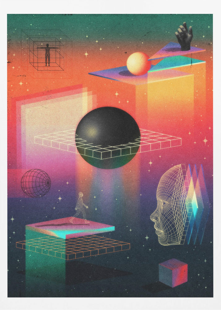 Between Dimensions | Poster