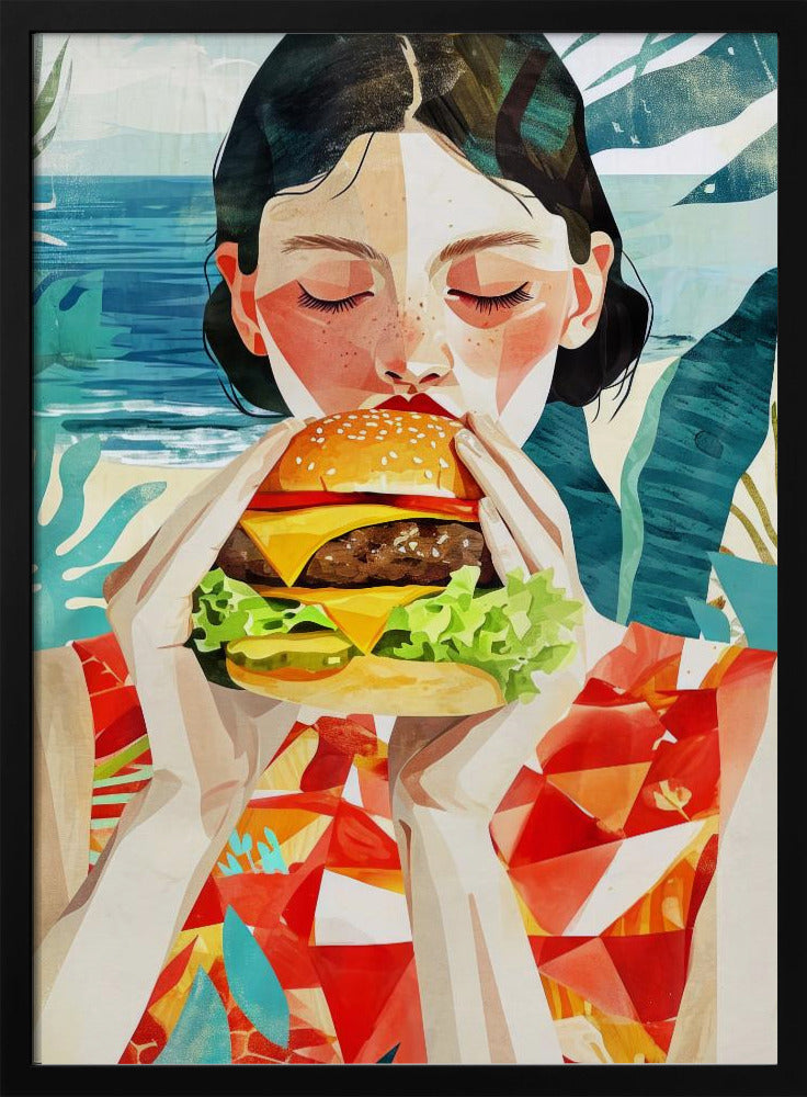 Taste Eating woman | Poster
