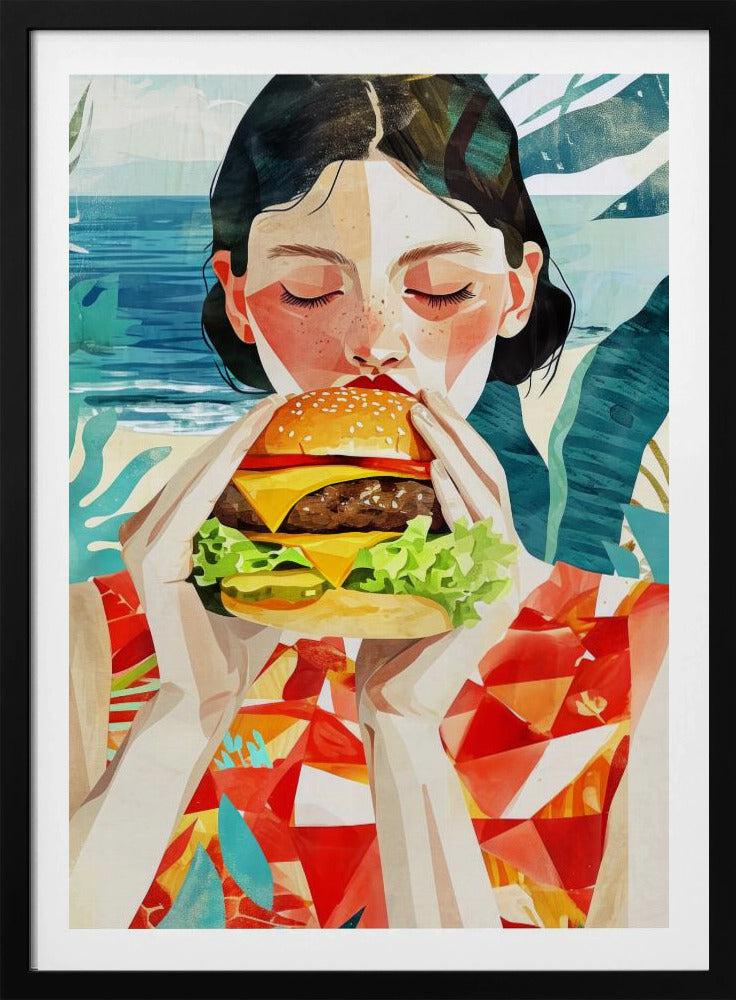 Taste Eating woman | Poster