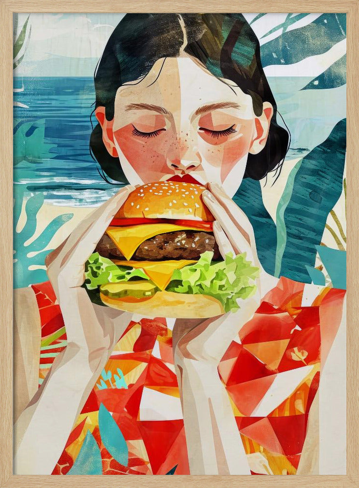 Taste Eating woman | Poster