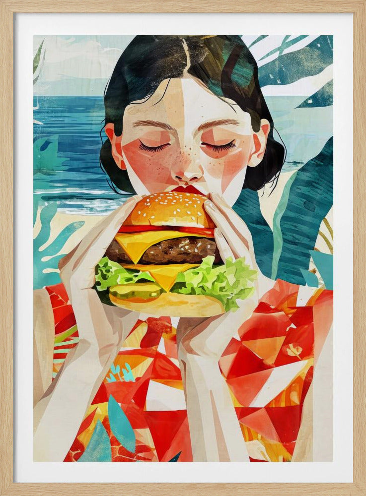 Taste Eating woman | Poster