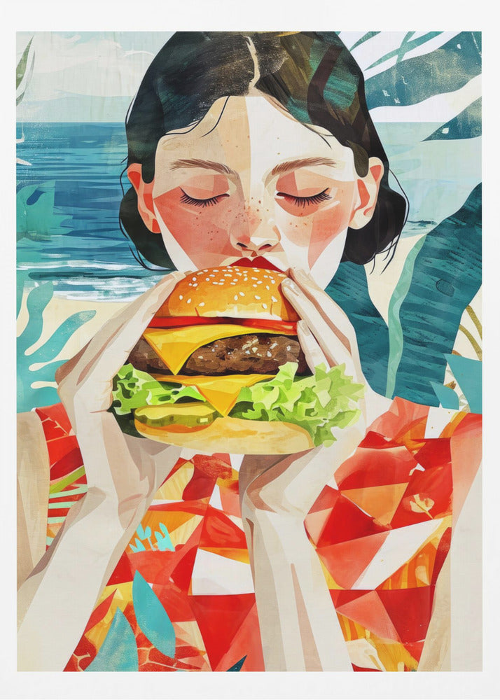Taste Eating woman | Poster
