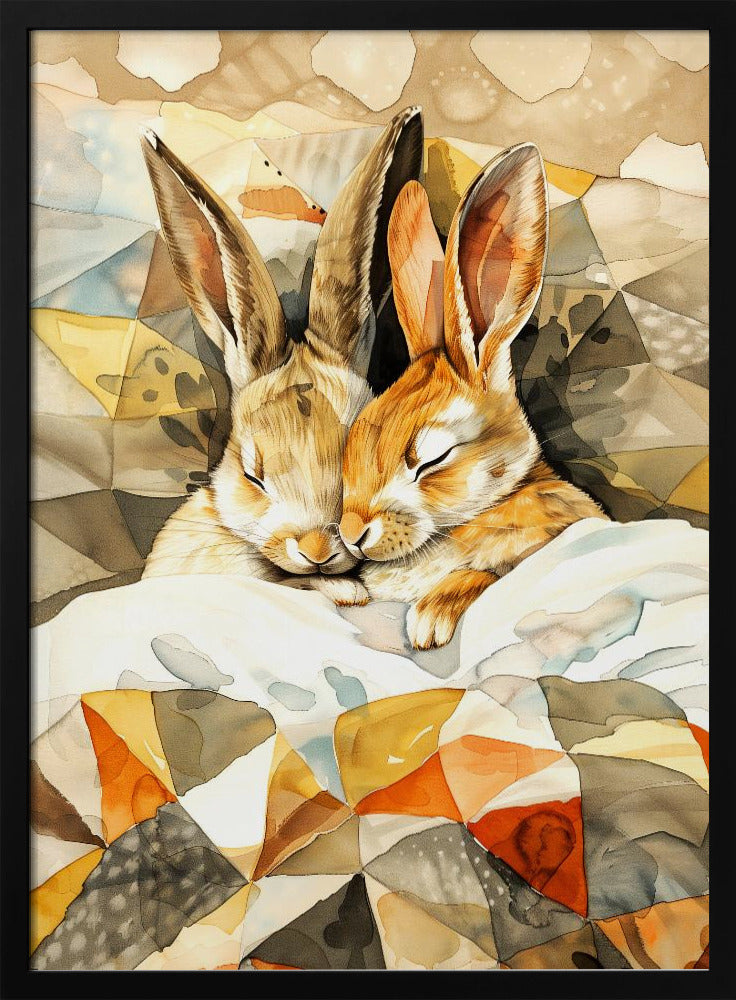 Hase Aquarell Tierkunst 4 | Poster