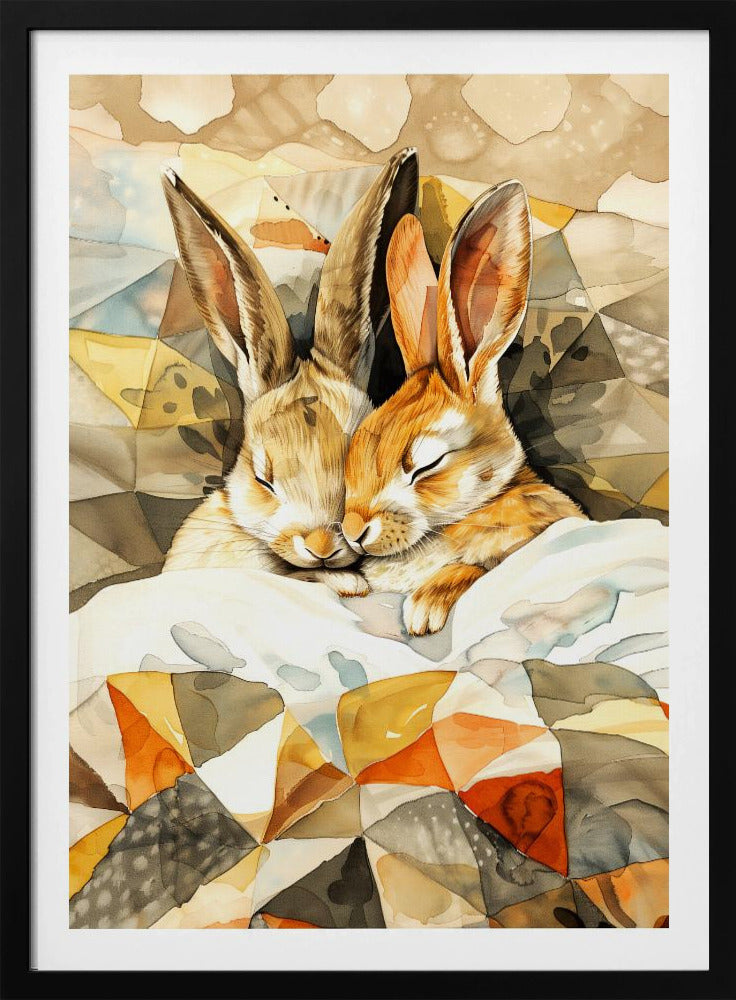 Hase Aquarell Tierkunst 4 | Poster