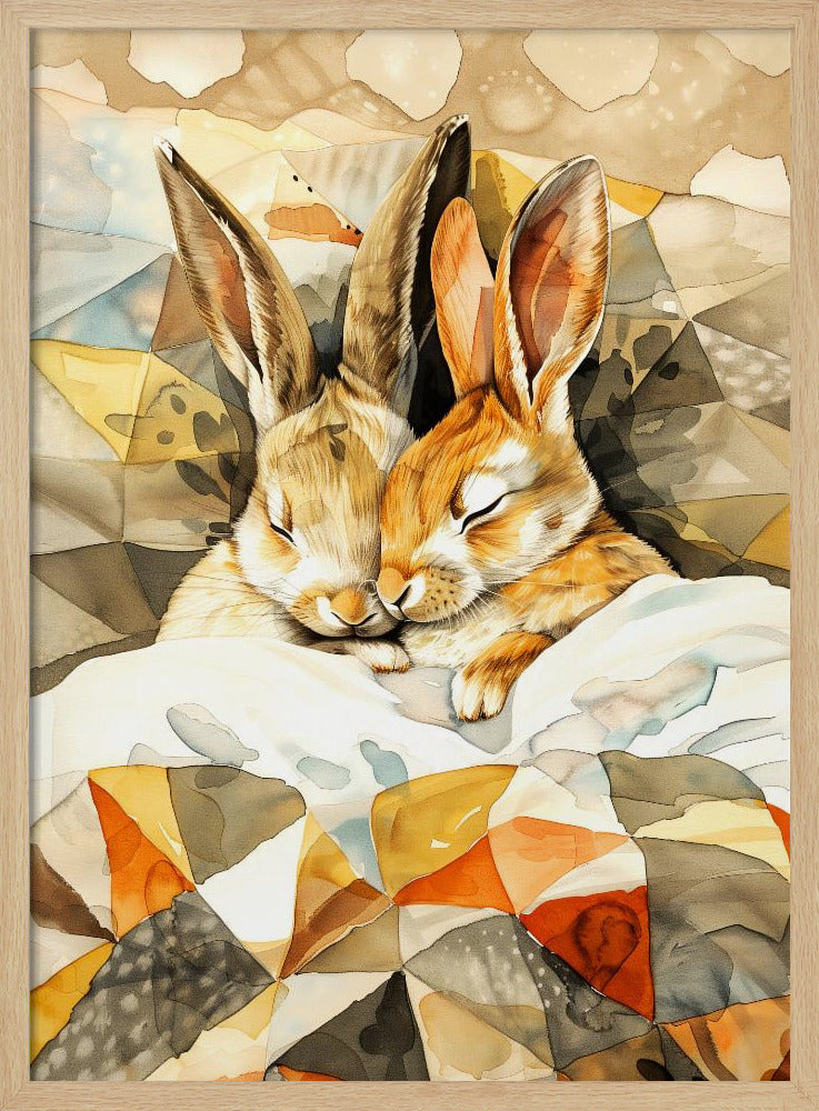 Hase Aquarell Tierkunst 4 | Poster