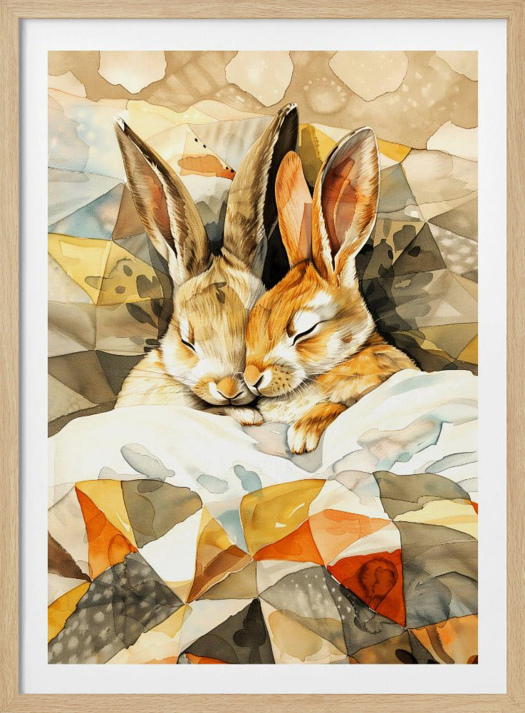 Hase Aquarell Tierkunst 4 | Poster