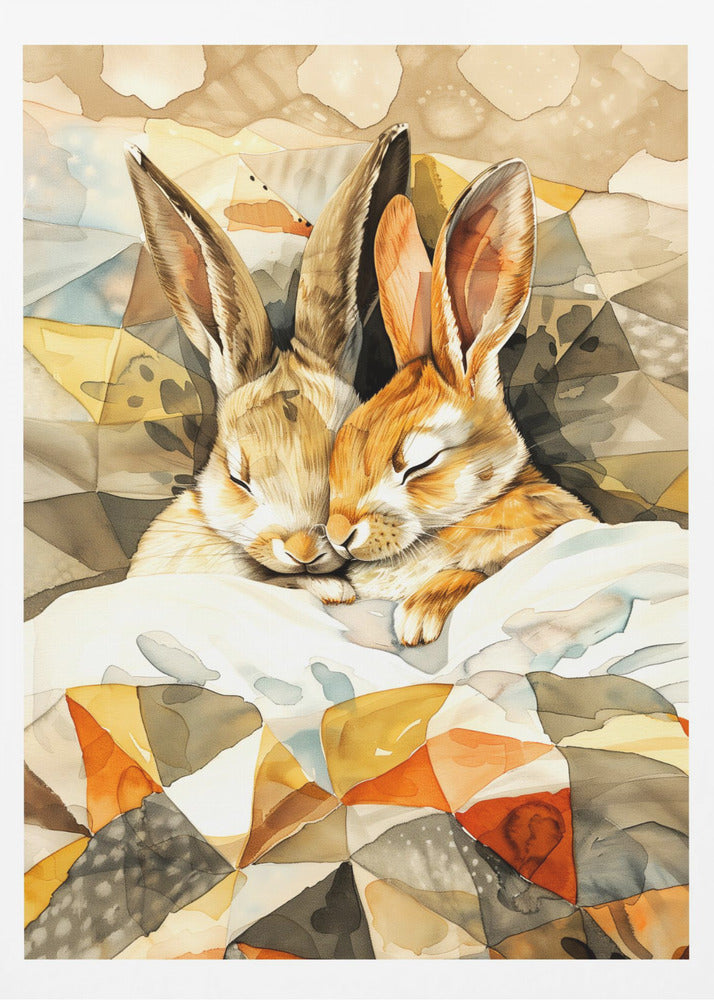 Hase Aquarell Tierkunst 4 | Poster