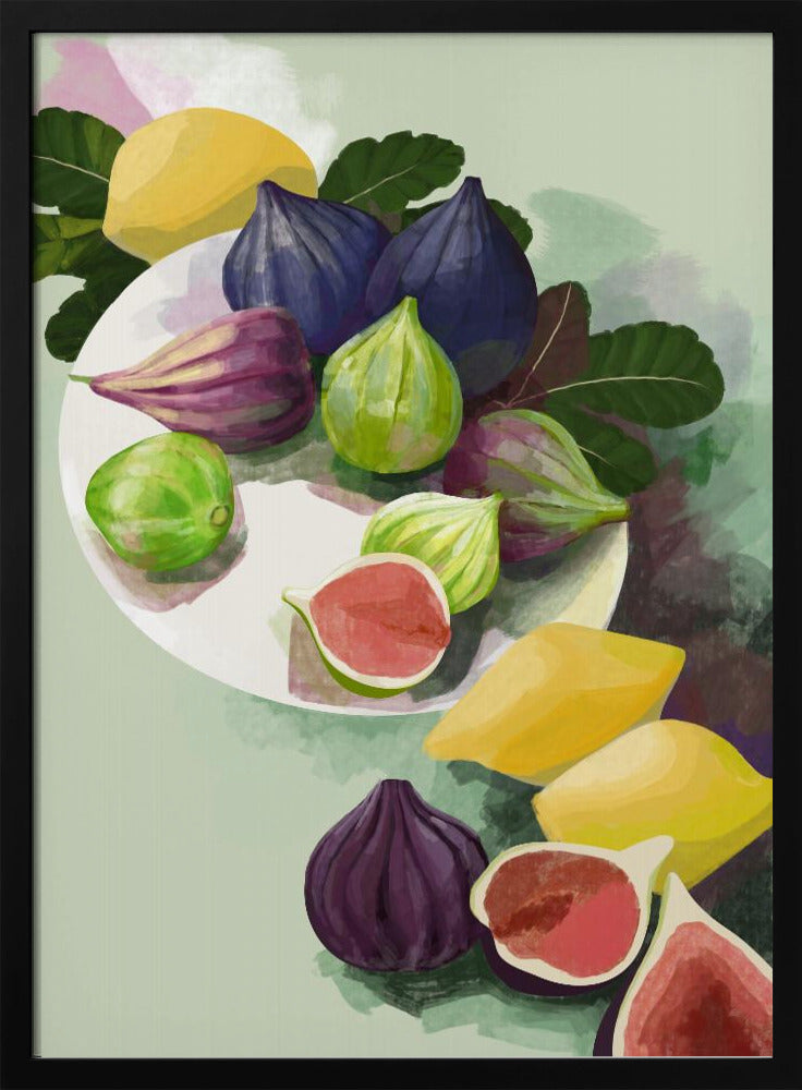 Figs and lemons | Poster
