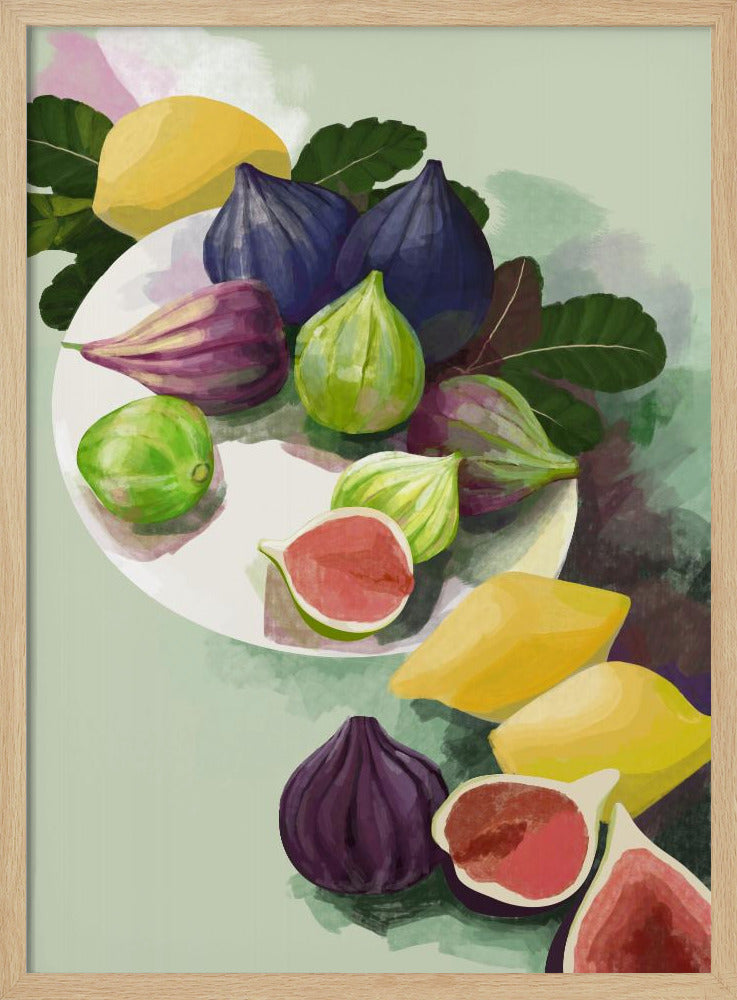Figs and lemons | Poster
