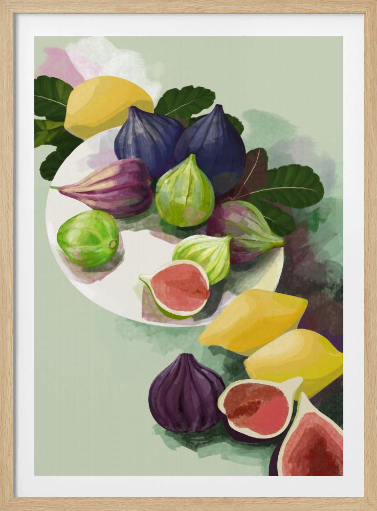 Figs and lemons | Poster