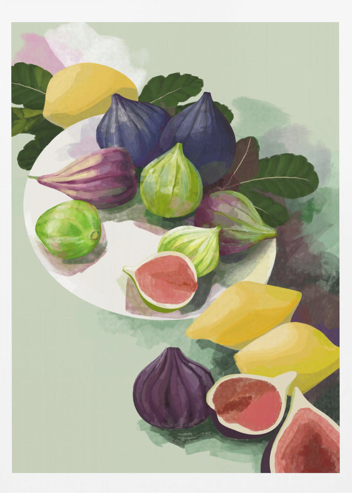Figs and lemons | Poster