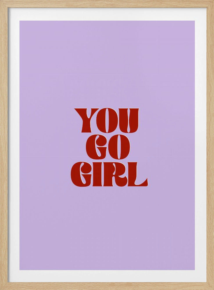Forza ragazza | Poster - Stampe d’Arte