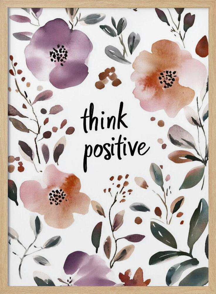 Piensa positivo | Posters - Impresiones de Arte