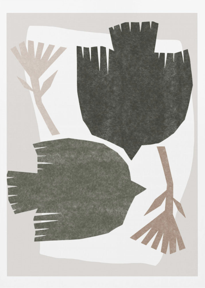 Abstract Birds Flight | Poster