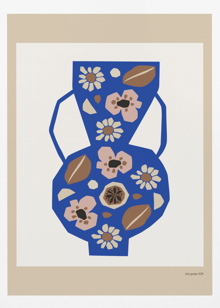 Floral Vase Harmony | Poster