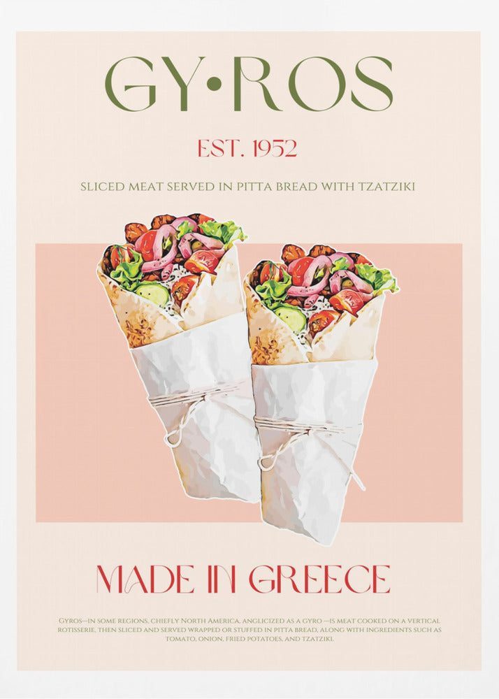 Grekisk smakglädje | Poster