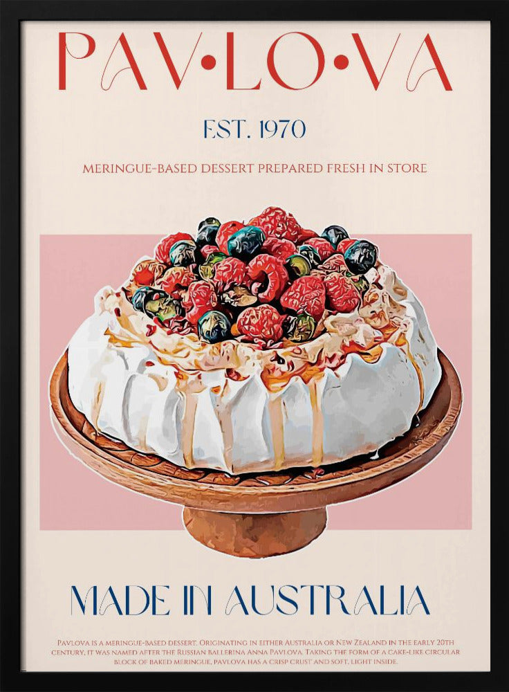 Beeren-Pavlova-Genuss | Poster