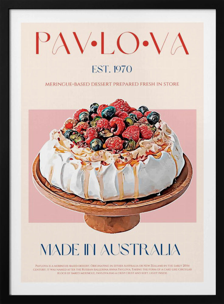 Beeren-Pavlova-Genuss | Poster