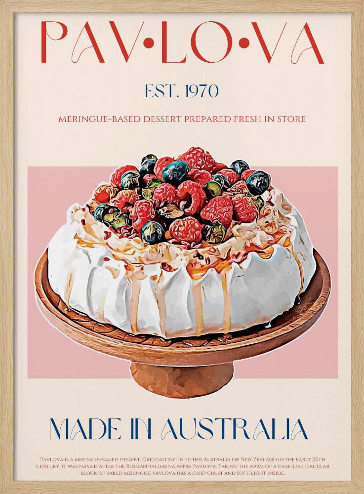 Beeren-Pavlova-Genuss | Poster
