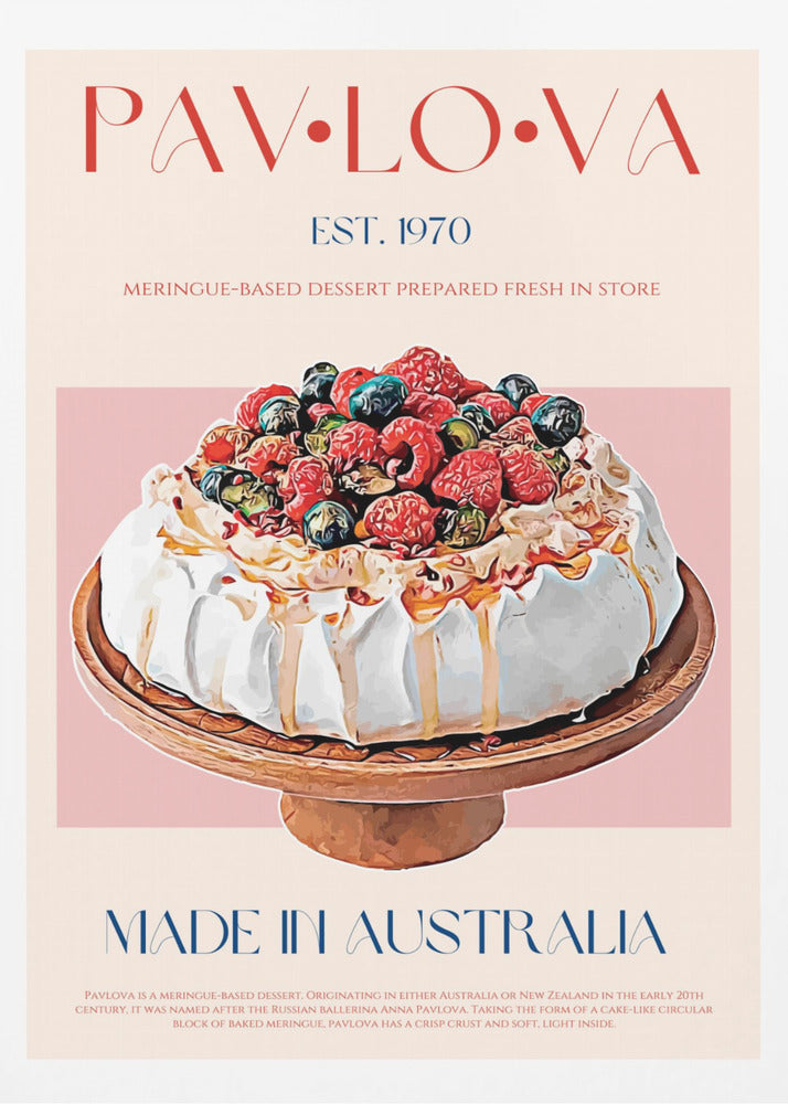 Beeren-Pavlova-Genuss | Poster