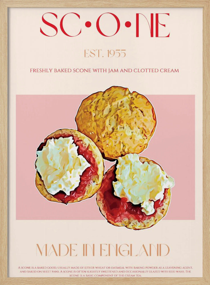 Englischer Scone-Genuss | Poster