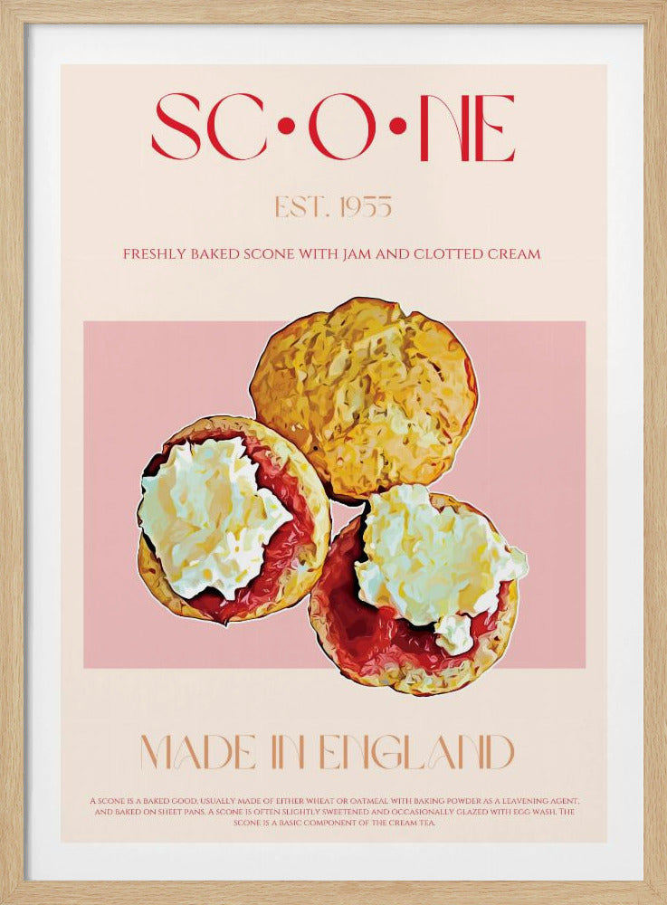Englischer Scone-Genuss | Poster